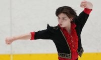 【フィギュア】首位発進の中田璃士、どすこいポーズは「完璧」　６分間練習で４回転ループ着氷