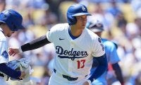 大谷翔平の打席でツッコミ続出「おいおい」　敵軍による“異例”の選択は「やめにしない!?」