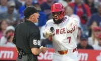大谷出場試合でまさかの退場劇　エ軍26歳が三振判定に激昂→即宣告…本拠地ブーイング