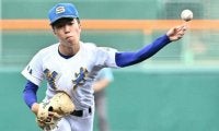 多彩な変化球テンポ良く　エースとして投げきった聖光学院の大嶋投手