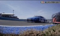 クラッシュの裏で「カメラが消えた」 レース中の直撃ハプニングに「カメラｗ」「カメラーーーーーーｗ」中継騒然