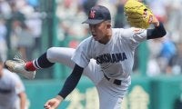 横浜が夏40勝に王手！連続死球からの勝ち越し劇、織田が152キロマークの無失点リリーフ【25年夏甲子園】