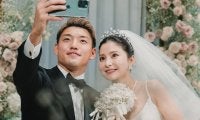 白タキシード姿の日本代表MFがドリブル！堂安律の美人妻が公開した｢改めて挙式｣写真に｢美しすぎている〜｣｢私もこんな式にしたい｣羨望の声 