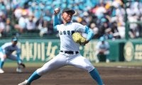 山梨学院・菰田陽生が150キロ計測で5回1安打無失点！打っては犠飛＆適時三塁打で自らを援護！【25年夏甲子園】