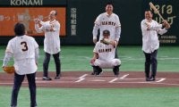 「豪華すぎて号泣」長嶋氏追悼試合のセレモニアルピッチにレジェンド集合のサプライズにX驚愕　「巨人の歴史が映し出されている」