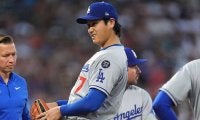 大谷翔平、4回5失点で今季初黒星　最下位球団相手に大敗…右脚に打球直撃のアクシデントも