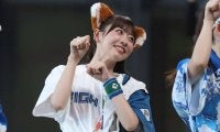 「エスコンに天使いた」アイドル降臨に騒然　白ミニスカふわりのダンスが「鬼かわいい」