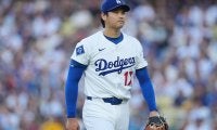 試合中に生まれた大谷翔平の「神々しい」瞬間　ド軍公式が“No.1”に選出「足、長い」