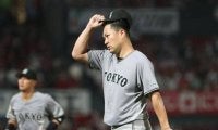 巨人・田中将大は広島戦で2回5失点　日米通算200勝は持ち越しに