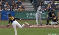 「ミサイルやん」大谷翔平、193キロの46号弾丸ライナーに衝撃「打球バグってるわ」打った瞬間即“確信”の爆速シーンに敵地騒然