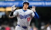 大谷の衝撃弾を見た“相棒”に米共感「見た？」　絶叫→頬押さえ呆然の大忙しに「可愛い」