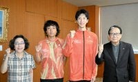 世界陸上出場の赤松選手「気持ち上げて跳ぶ」　出身の岐阜大で抱負