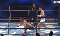 重量級、宙を舞うように“吹っ飛ぶ”衝撃バックブローKO 前方にダイブする戦慄フィニッシュに「ガードしても効いてしまう」識者も驚き