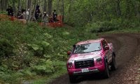 ラリー北海道でXCRスプリントカップに参戦した三菱勢が奮闘
