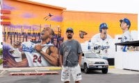 大谷翔平＆デコピンを描いた壁画アーティストの思い　「ドジャースと、大谷と、コービーとロサンゼルス」