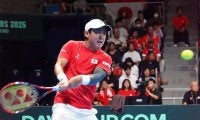 西岡良仁 フルセットの接戦で世界98位ストルフに敗れる。ドイツが先勝[デビスカップ]