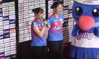 長﨑美柚が2点起用で導いたKA神奈川の完全勝利「4－0で勝つことを目標に」　ホームの大観衆に感謝「いつも以上に頑張れた」【Tリーグ】