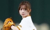 透明感抜群の22歳女優「ガチ可愛い」　球場魅了も…結果に頭抱え「悔しかった…」