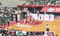 まるで河村勇輝！福岡第一の控えPG、アリーナを沸かせたノールック神パス→豪快スラムダンクをアシスト