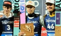 小林陵侑、五輪ジャンプ台で圧勝　「めっちゃプレッシャーかかる」