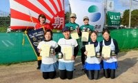 池元・南組がV、3組が全国大会へ　レディーステニス佐賀県大会
