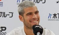  アルカラスがジャパンOPへ「優勝したい」 