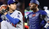 分かっていても大谷翔平は「捕球が難しい」　ド軍若手捕手がマスク越しに見た“メジャー随一の才覚”「次にどう来るかは読めない」