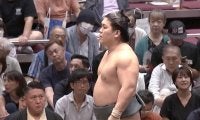 「体デカ…」大相撲、元日本代表アスリートが熱心に観戦 土俵近くで鎮座する“大きな存在感”に驚きの声