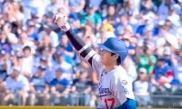 大谷翔平に「MVP！MVP！」 敵地で轟いた異例チャント、“サムアップ”で応えた劇的55号は「役者すぎる」感動と称賛の声