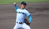 山梨学院の2年生右腕が急成長！大型右腕、143キロ左腕に次ぐ3本の矢を目指す！【滋賀国スポ】