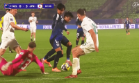 敵GK＆DFが唖然…U-20日本代表MF、“足裏フェイント”からスーパーゴール！「鎌田かよ」「完璧すぎて笑う」「冷静の権化」石井久継がW杯で圧巻2ゴール目