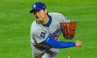 大谷翔平がPS初登板初勝利　6回9K3失点の力投、朗希が初セーブ…ド軍逆転勝ちで先勝