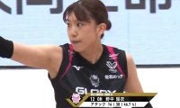 「カワイイだけじゃダメ？」話題の美女バレー選手、“速すぎる”スパイクが相手の顔面を直撃「すっ…速い」破壊力に放送席絶句