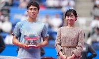 田口涼太郎が全日本タイトル奪取、野口政勝とのダブルスも制して男子では20年ぶりの単複2冠！女子ダブルスは小堀桃子／山﨑郁美が優勝[第100回 全日本テニス選手権]