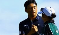 「アンダーなら奇跡と…」原敏之と金子駆大が首位で週末へ 河本力3位、石川遼8位