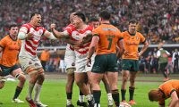【ラグビー】日本、歴史的勝利ならず…オーストラリア相手に４点差惜敗