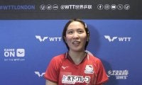 【インタビュー】平野美宇「あまり考えずに試合ができた。今はすごく楽しい」初戦快勝！中国超級リーグ参戦でレベルアップ！？｜WTTスターコンテンダーロンドン2025