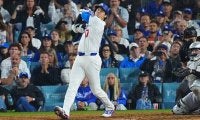 大谷翔平、WS第3戦で7つの偉業　史上初の9出塁＆4敬遠…自己最長18回＆6時間39分の死闘