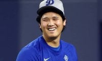 大谷翔平のフリー打撃は「まさに美そのものだ」 柵越え連発後の“何気ない行動”に米記者が注目「このユニコーンは凄まじい！」