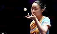 張本美和 初戦突破！地元フランスの40歳をストレートで下しベスト16入り【卓球 WTTモンペリエ】