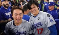 大谷翔平の最大級賛辞「由伸が世界一の投手だと皆が思ったんじゃないかなと」　伝説同士となった後輩右腕のMVPに拍手