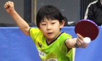 大会最年少８歳・川口あさひが１勝　福原愛、伊藤美誠らに並ぶ小３で東アジアホープス代表の有望株…卓球全日本カデット