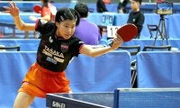 前回準Ｖの松島美空、順当に１６強入り「自分のプレーを最大限出して優勝します」…卓球全日本カデット