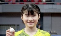 村松心菜、Ｕ１３女子で初Ｖ　松島美空との激闘制す「最後まで挑戦する気持ちで戦えた」…卓球全日本カデット