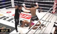 当たった瞬間に“目が飛んでる”衝撃KO 虚無状態にレフェリーたまらず時間差ストップ