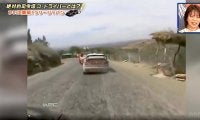 「何してんの！？」世界ラリーで窓から“身を乗り出す”伝説の光景　傾く車を必死に“調整” 今は「禁止」とんでもない荒技に驚きの声