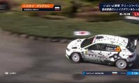 ラリージャパンで“リアル頭文字D”に脚光！　ヘルメット＆車体へ熱視線「イニDのロゴ入ってる」疾走する姿が早くも話題