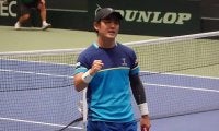 西岡良仁 連戦で疲労困憊も逆転勝ちで初戦突破！全豪本戦出場の可能性が「踏ん張れたポイント」[兵庫ノアチャレンジャー]