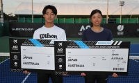 男女とも日本人が全豪オープンジュニアのワイルドカードを獲得！「DUNLOP ROAD TO THE Australian Open」