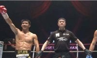 【K－1】朝久泰央が第８代Ｓライト級王座戴冠で２階級制覇「亡くなった愛犬ハチが戻ってきた」